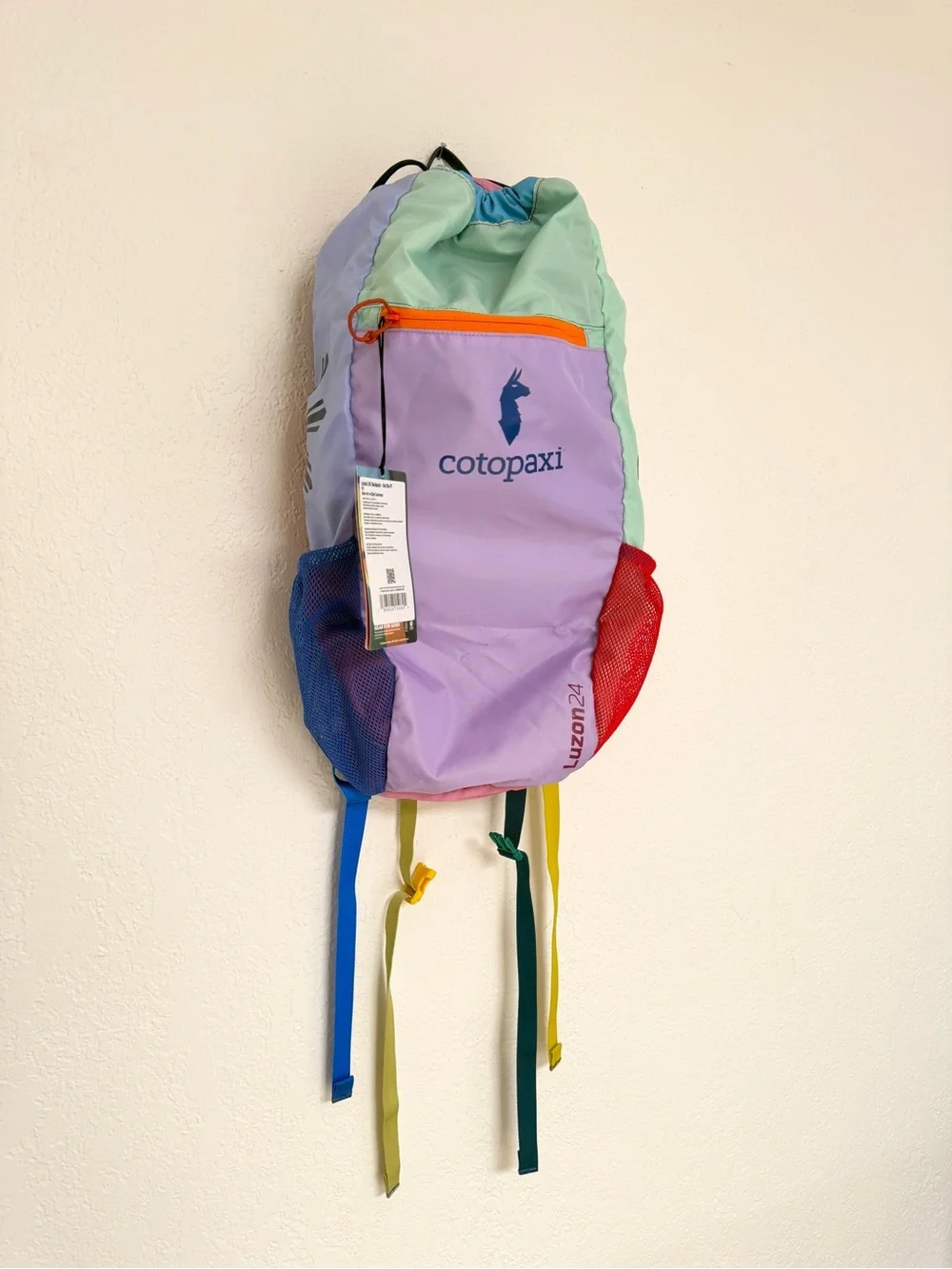 COTOPAXI luzon 24L del dia colorblock drawstring backpack one of a kind NWT